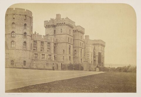 Vintage View of Windsor Castle