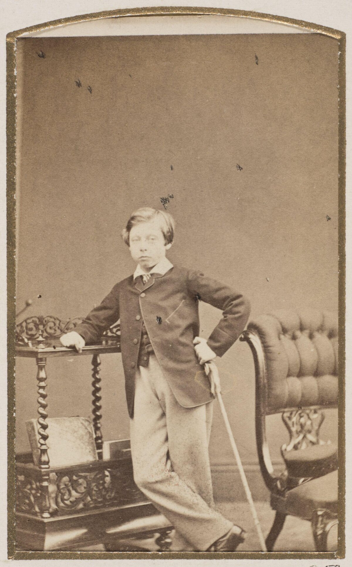 Victorian Boy Studio Portrait