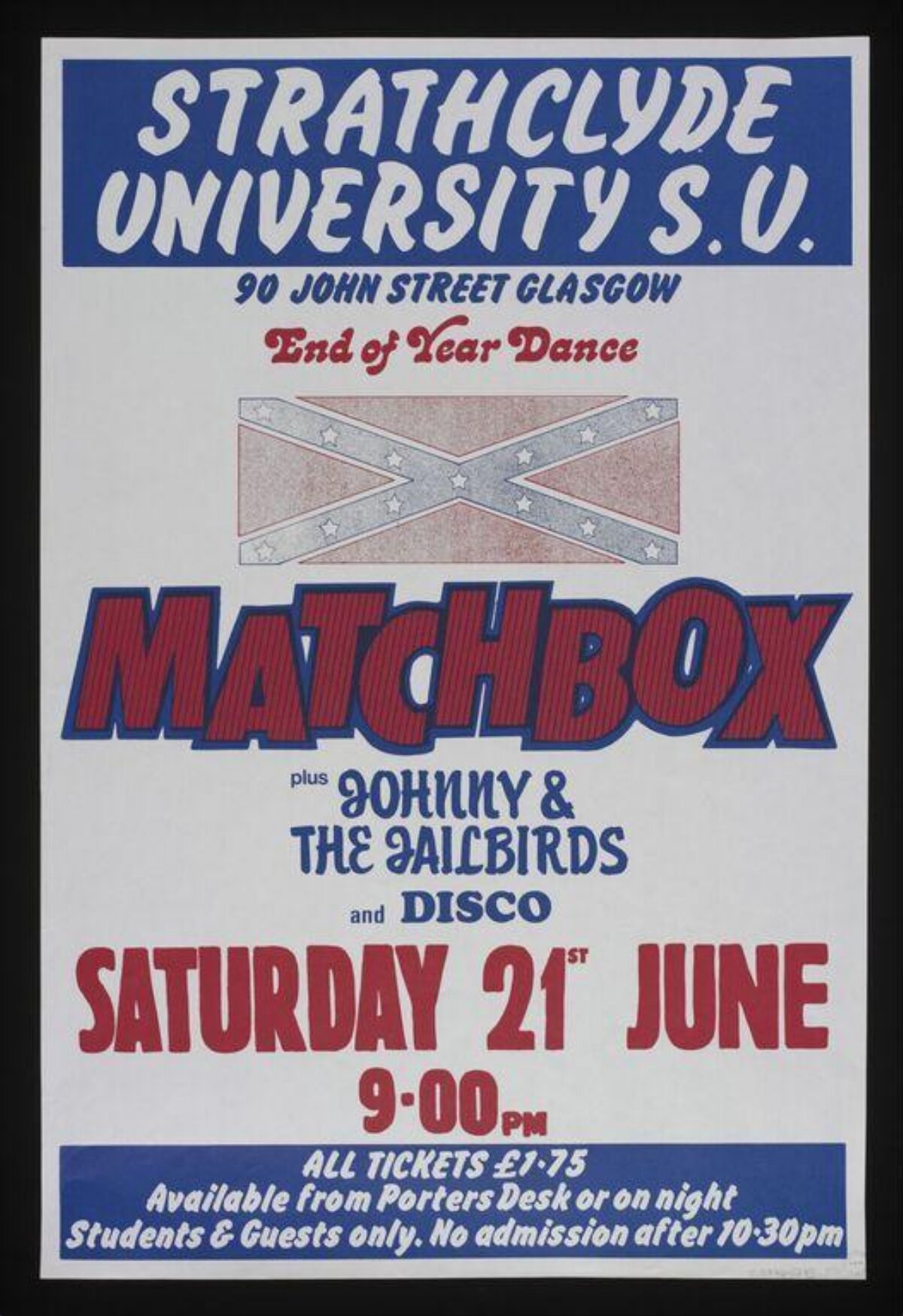 Strathclyde University End of Year Dance Poster