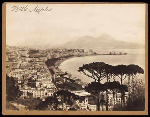 Vintage View of Naples