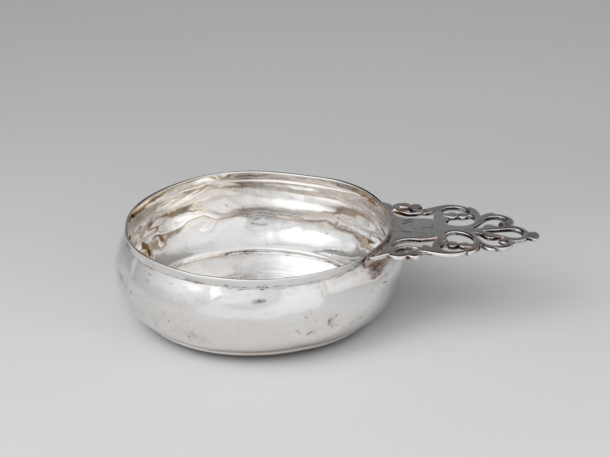Antique Silver Handled Porringer