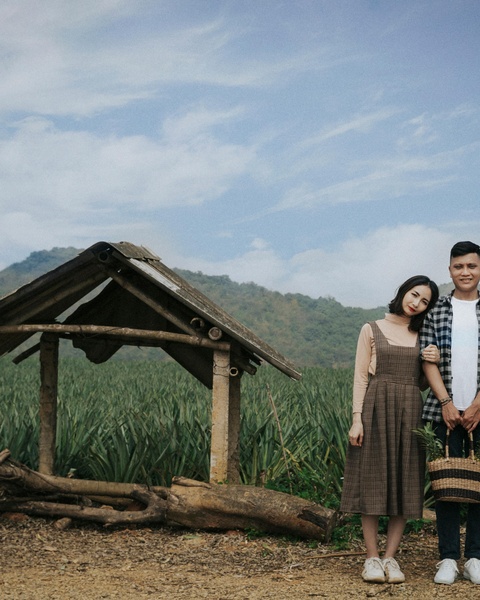 Couple Portrait in Rural Countryside