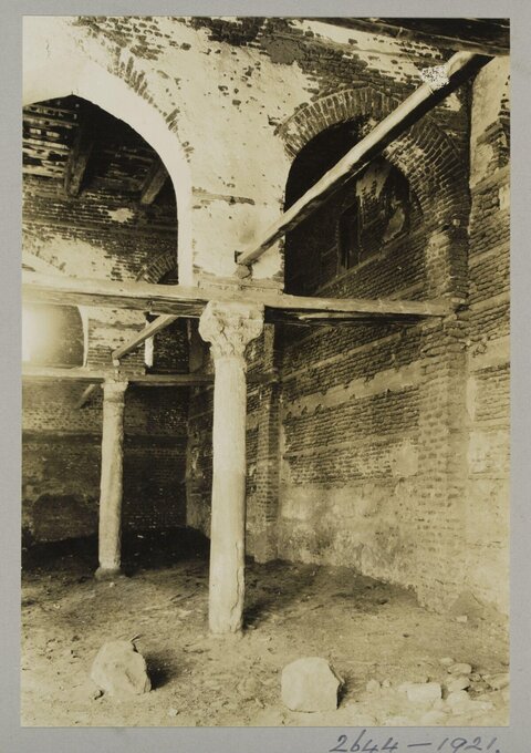 Ruined Ancient Building Interior