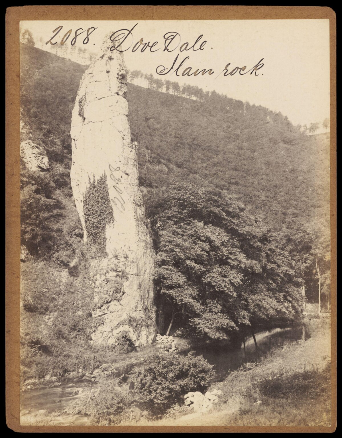 Dove Dale Mam Rock Vintage Landscape