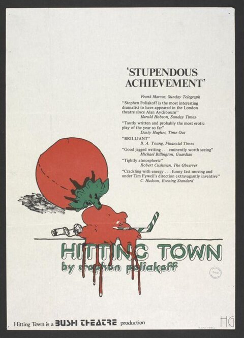 Hitting Town Theatre Play Poster