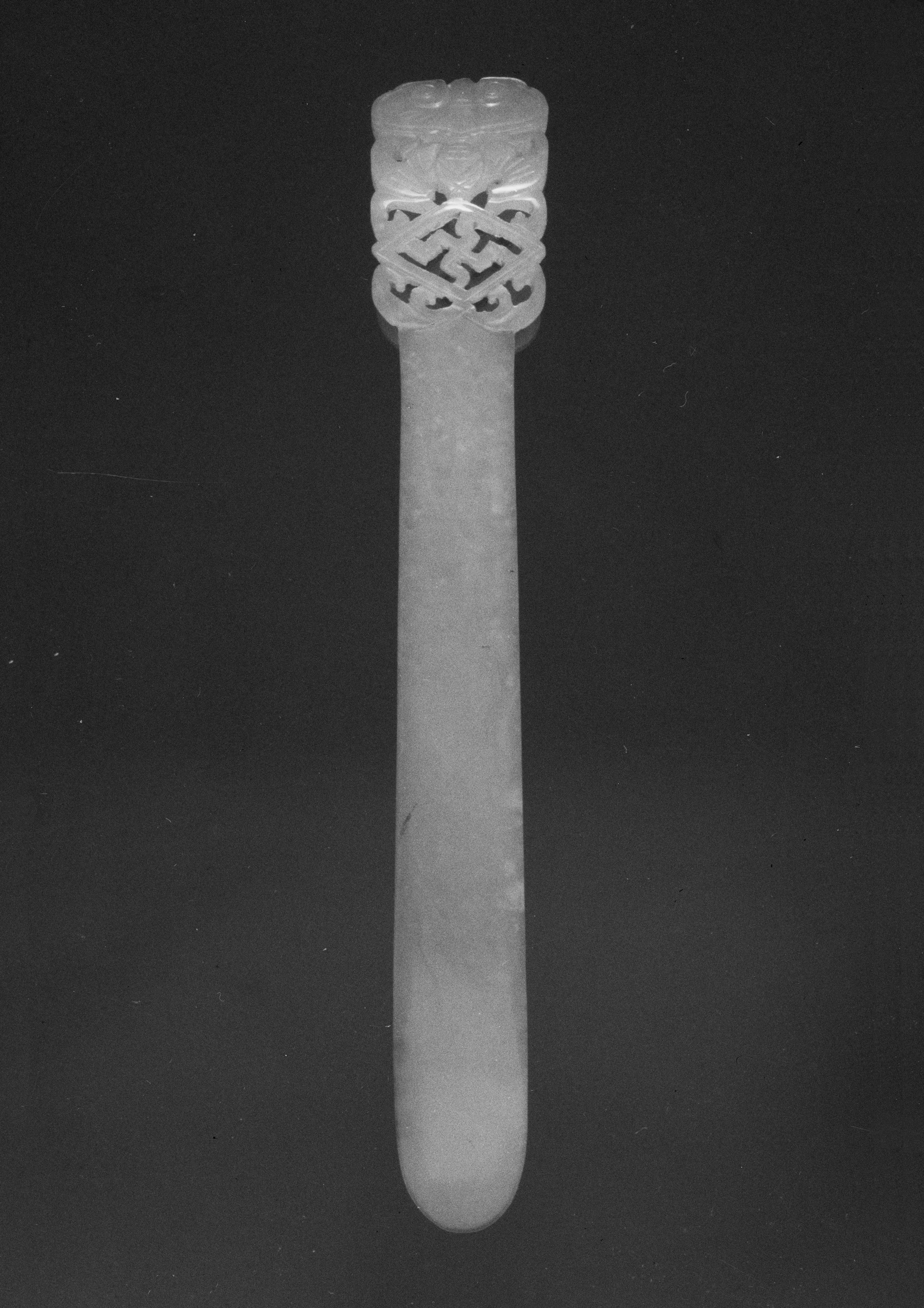 Carved Jade Hairpin