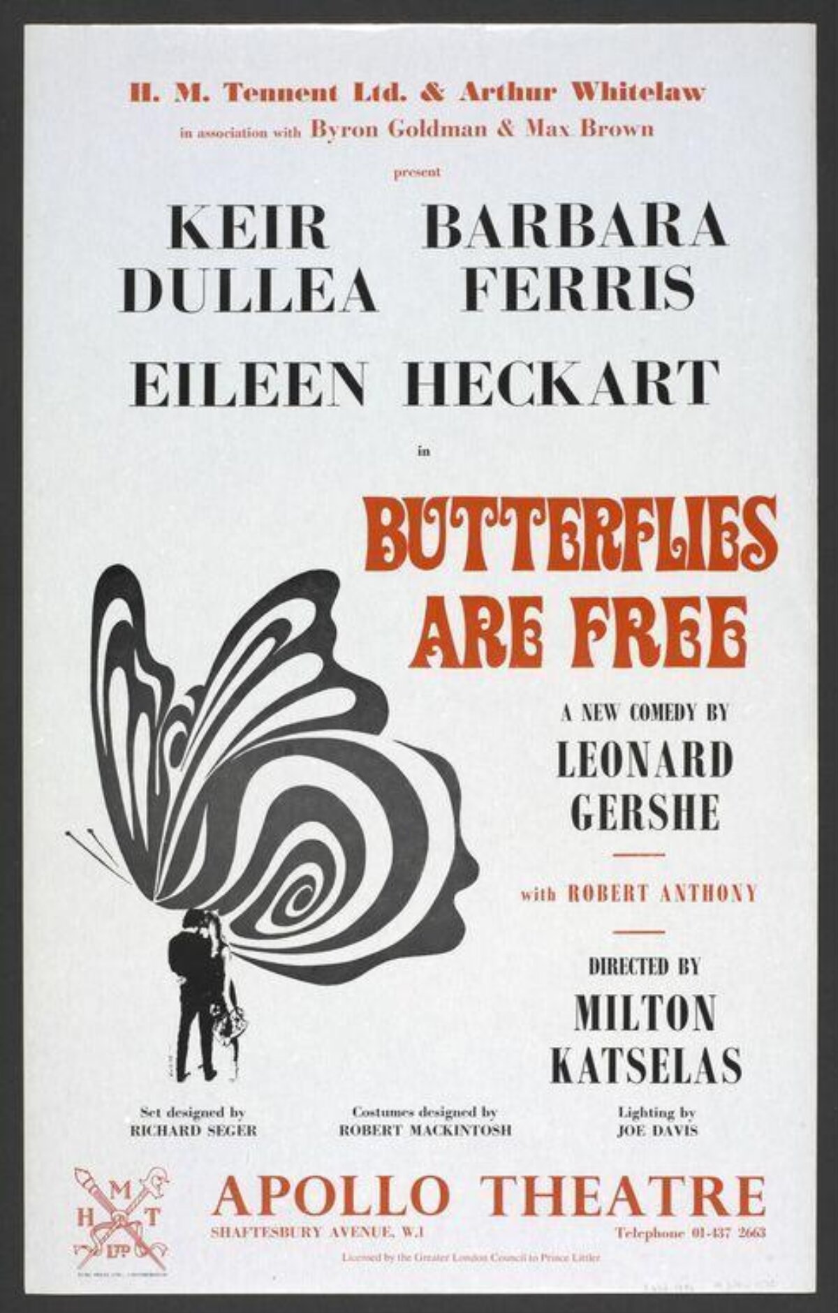Butterflies Are Free Play Poster
