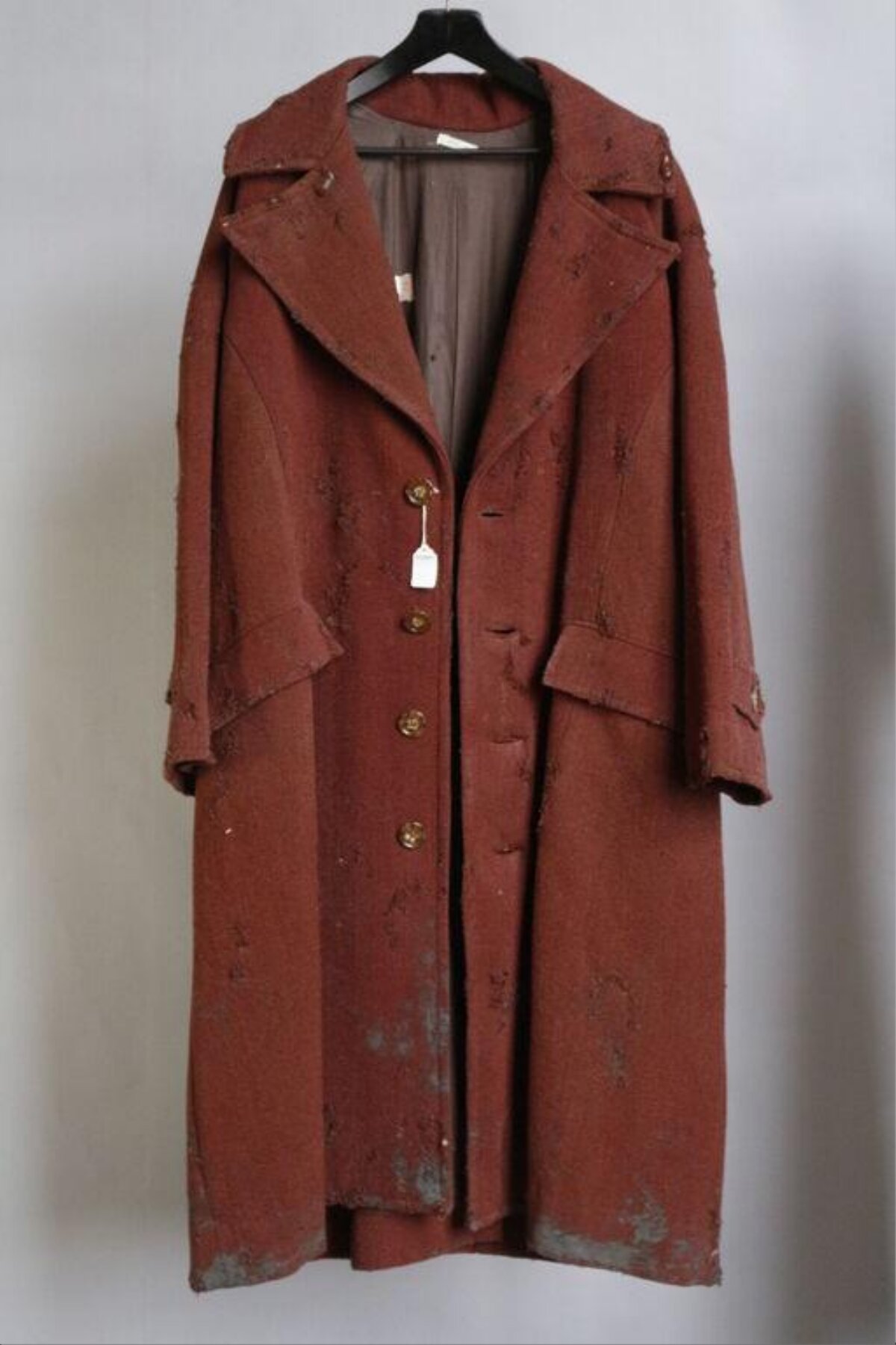 Damaged Vintage Brown Long Coat
