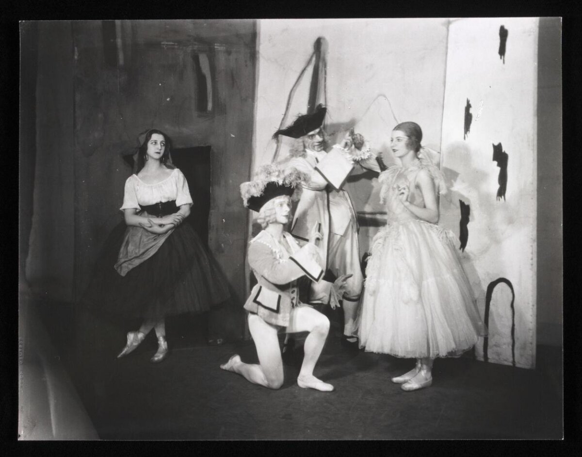 Vintage Ballet Stage Performance