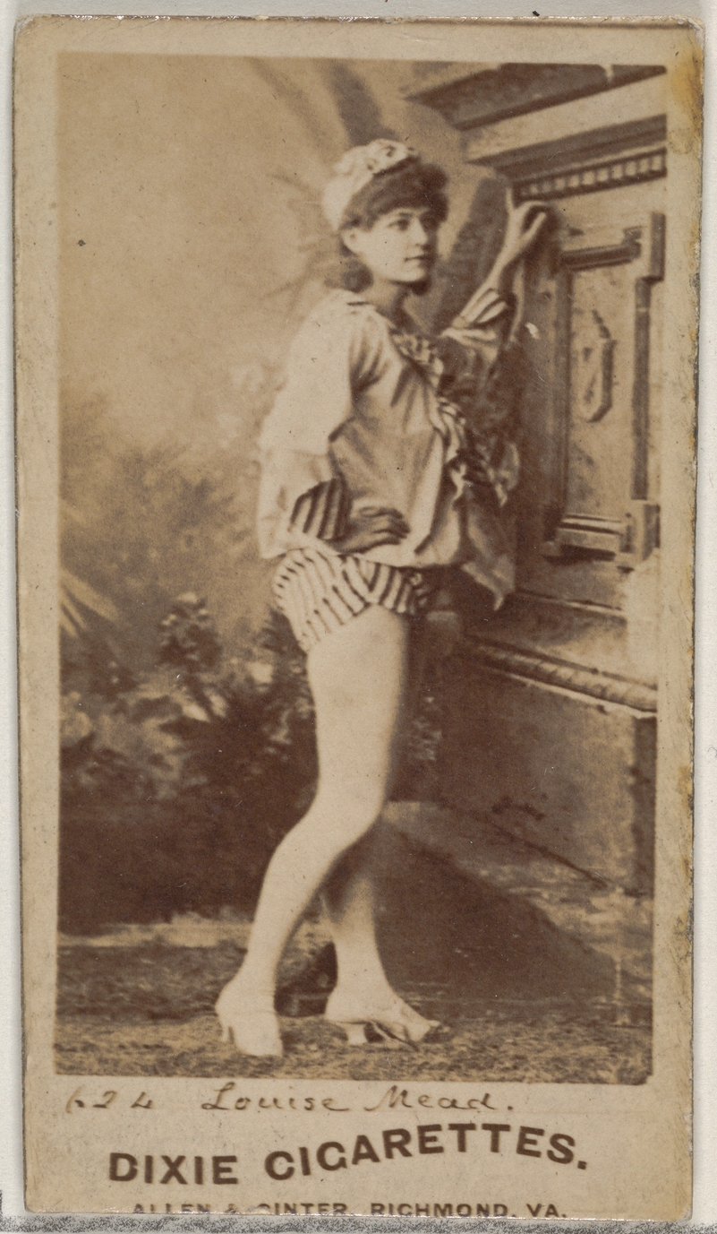 Louise Mead Dixie Cigarettes Trade Card