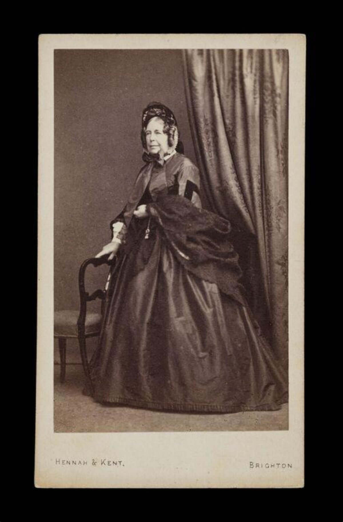 Victorian Woman Studio Portrait