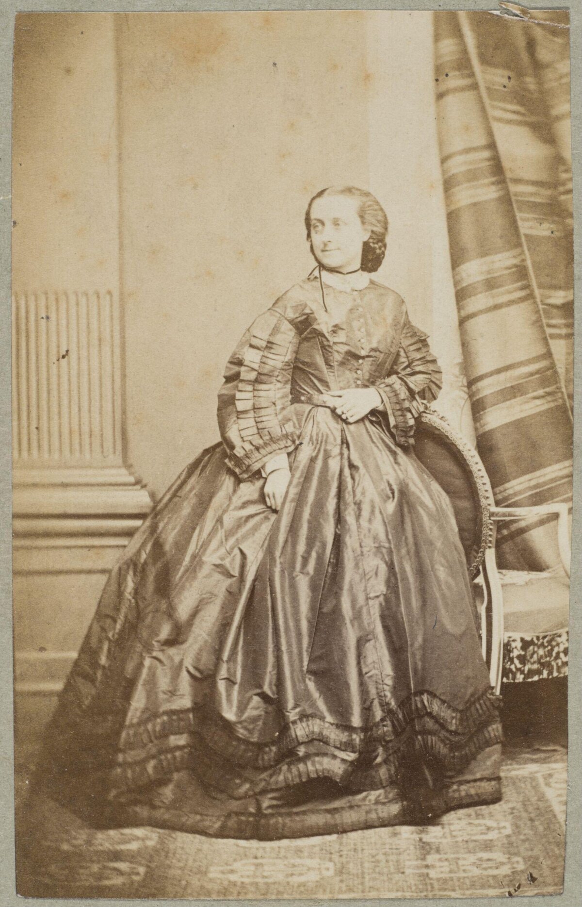 Vintage Studio Portrait of Seated Woman