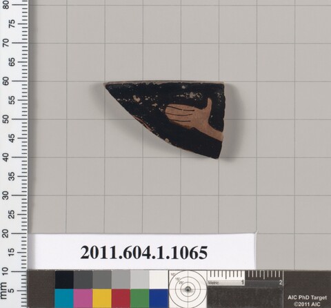 Ancient Pottery Fragment with Hand