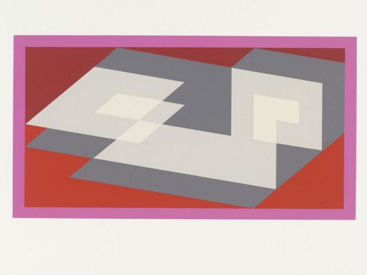 Geometric Abstract Color Block Art