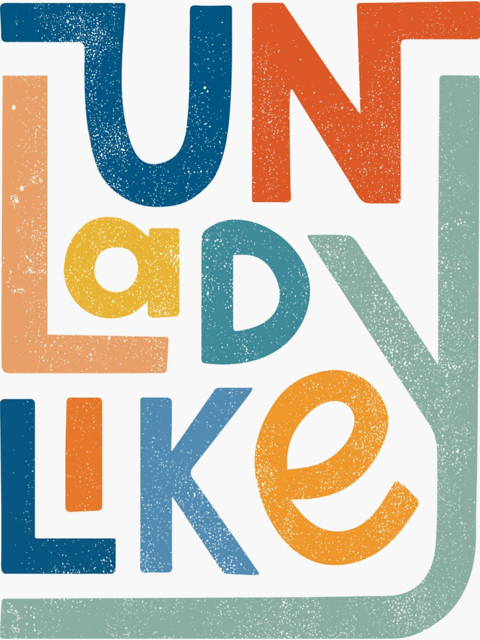 Aunt Lady Like Text Graphic
