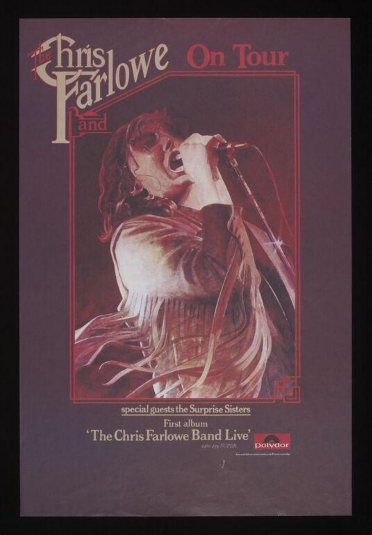 Chris Farlowe Band Tour Poster