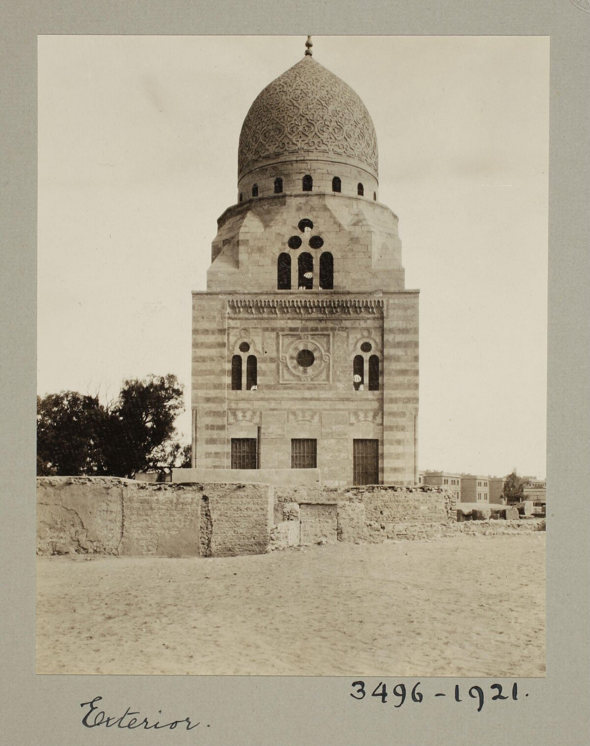 Vintage Photo of Mausoleum Exterior