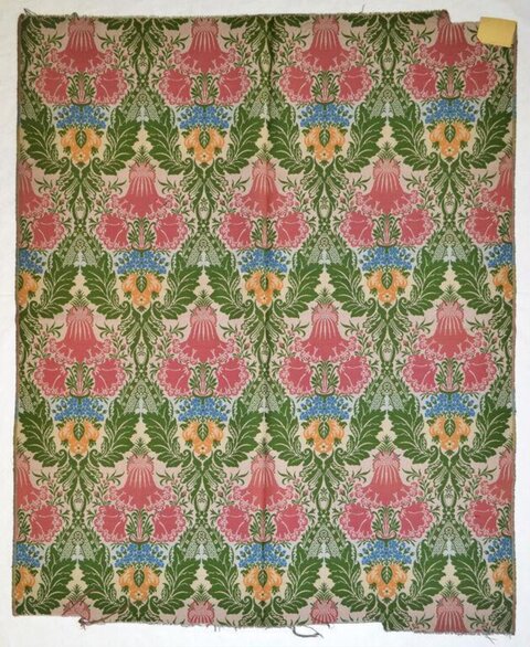 Vintage Floral Patterned Textile