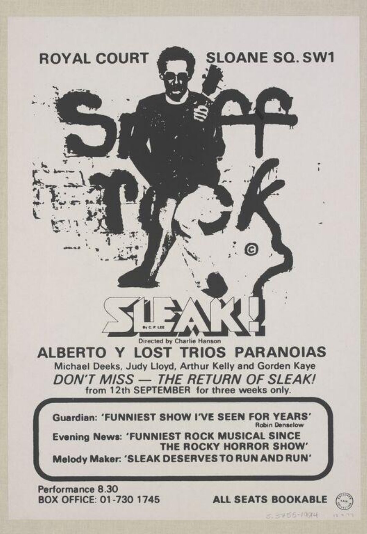 Sleak! Return Performance Theatre Poster
