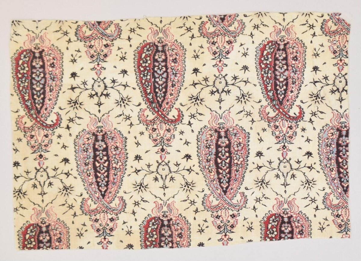 Vintage Paisley Patterned Textile