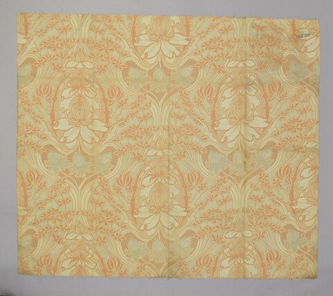 Vintage Floral Patterned Textile