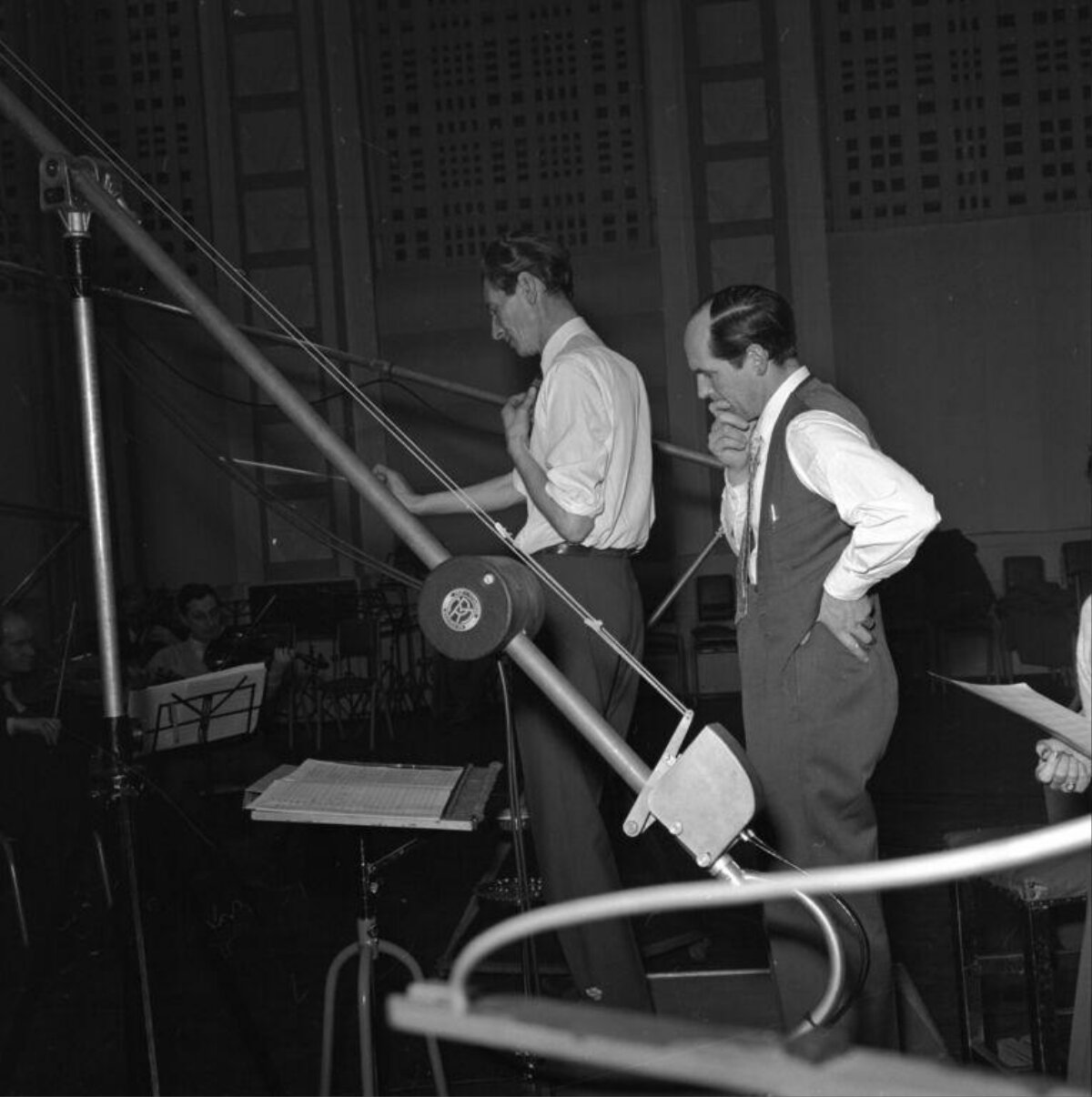 Early Studio Recording Session