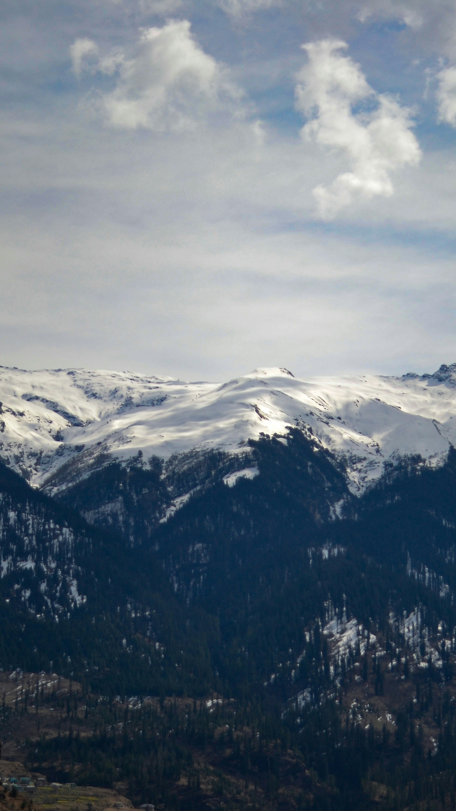Snow-Capped Mountain Landscape