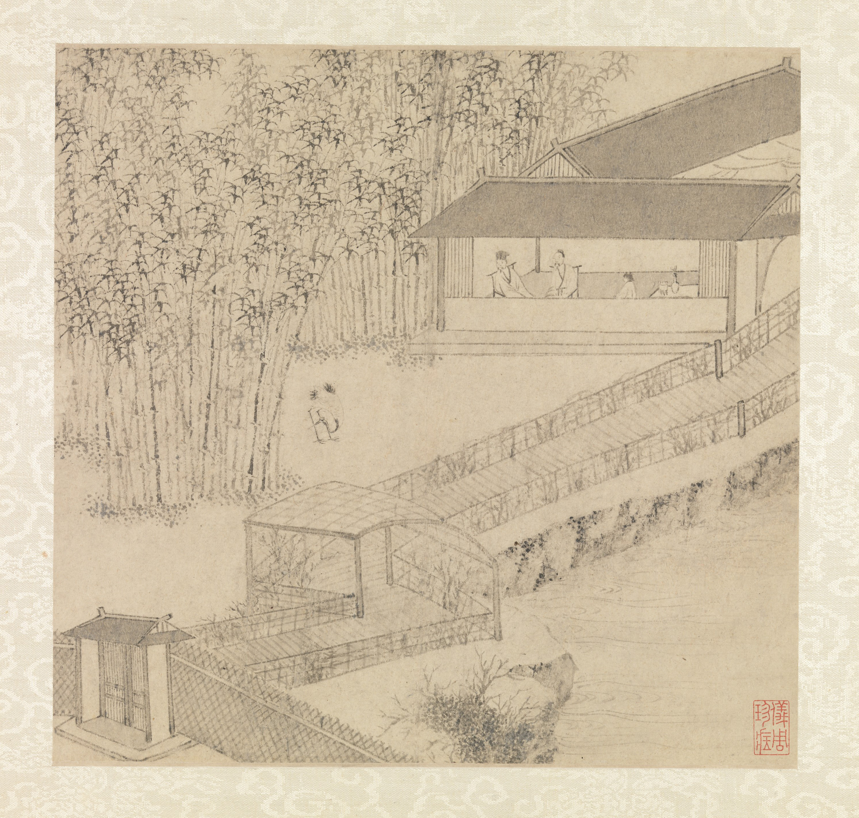 Scholars Gathering in Bamboo Pavilion