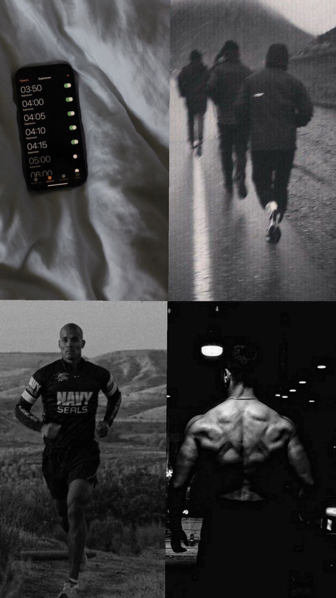 Fitness Running Motivation Collage