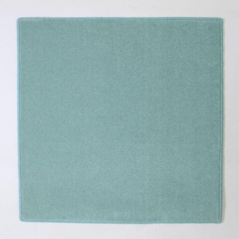 Plain Light Teal Square Mat
