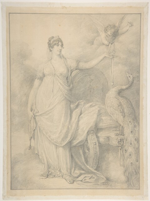Pencil Sketch of Goddess Hera