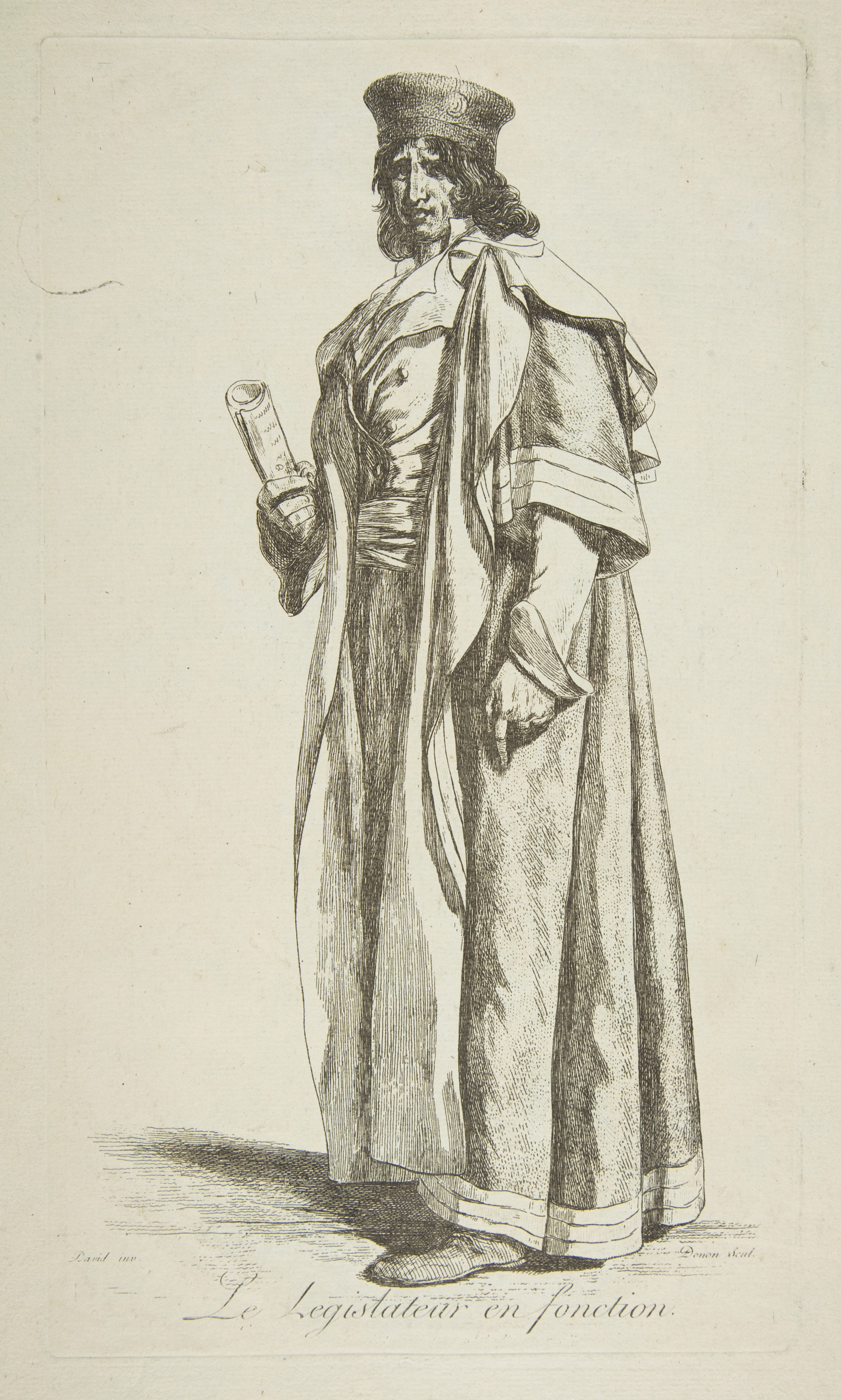 Etching of a Legislator in Office