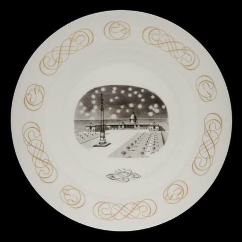 New Delhi Themed Decorative Plate