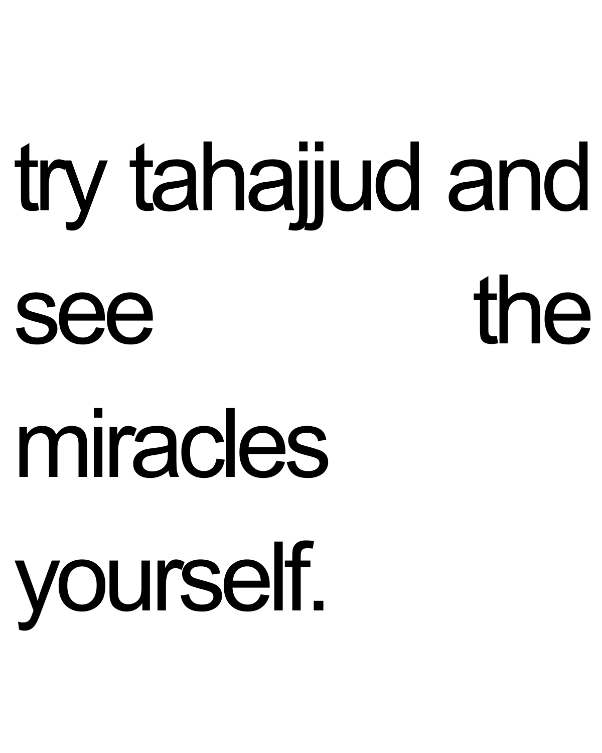 Tahajjud Spiritual Reminder