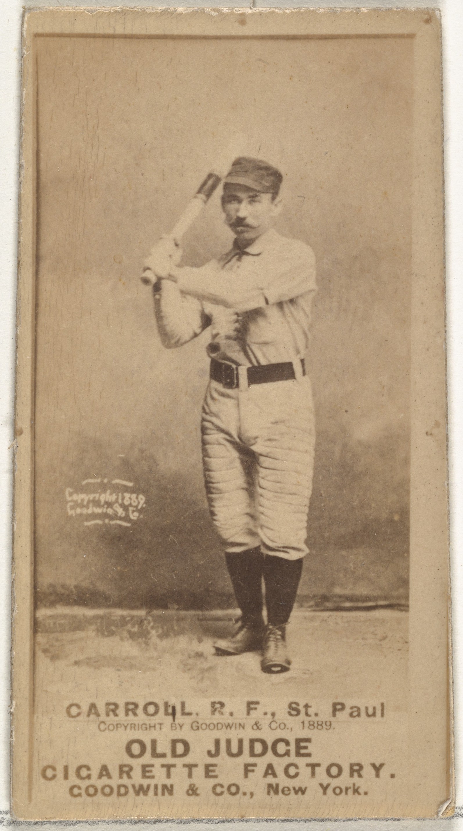 1889 Old Judge Baseball Card