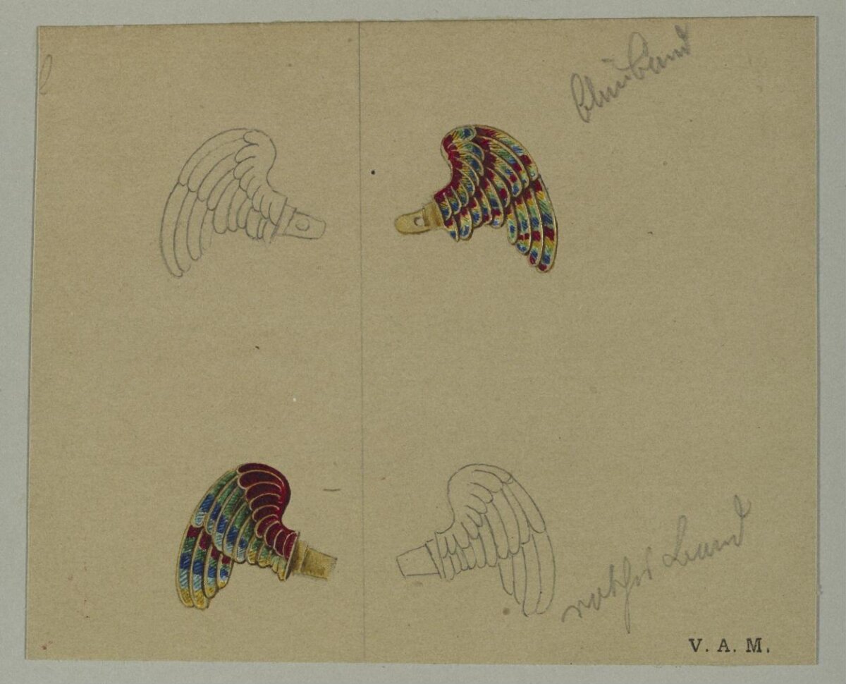 Wing Jewelry Design Sketches
