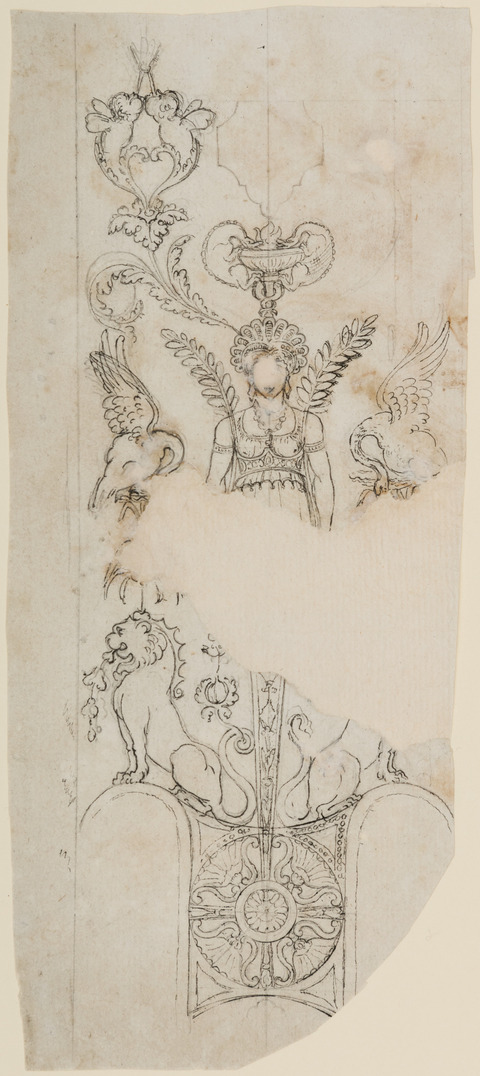 Renaissance Ornamental Design Sketch