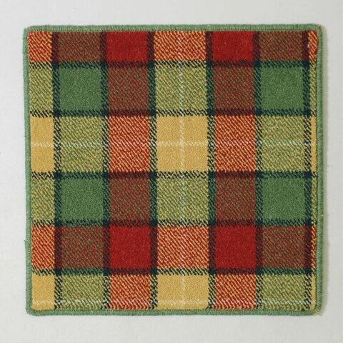 Plaid Textile Placemat