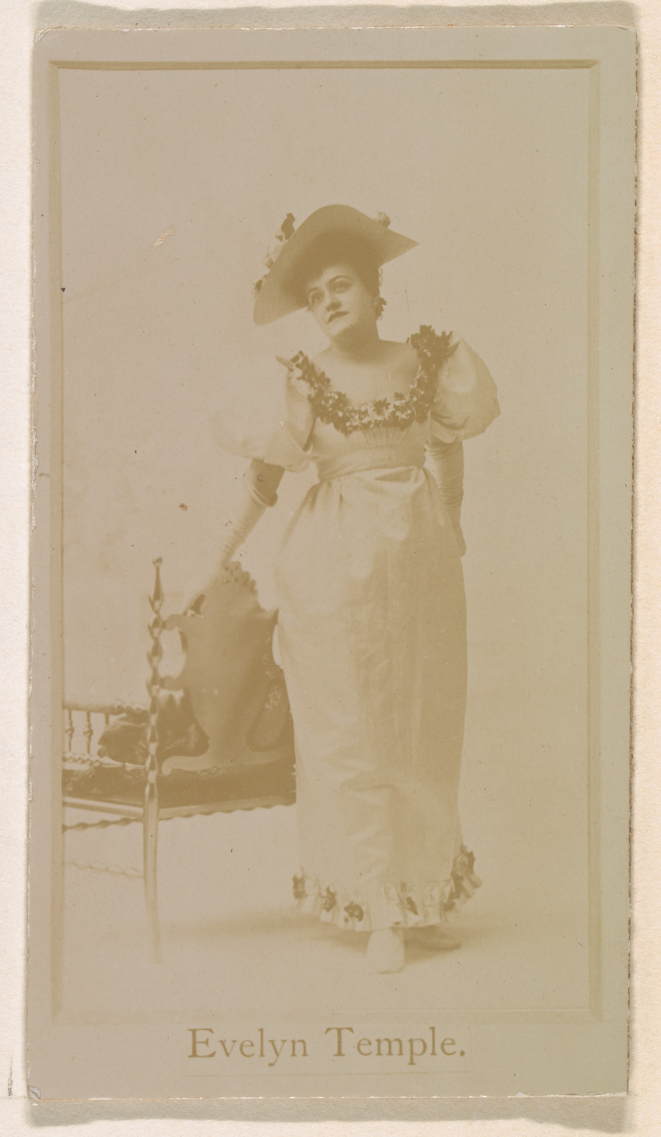 Vintage Portrait of Evelyn Temple