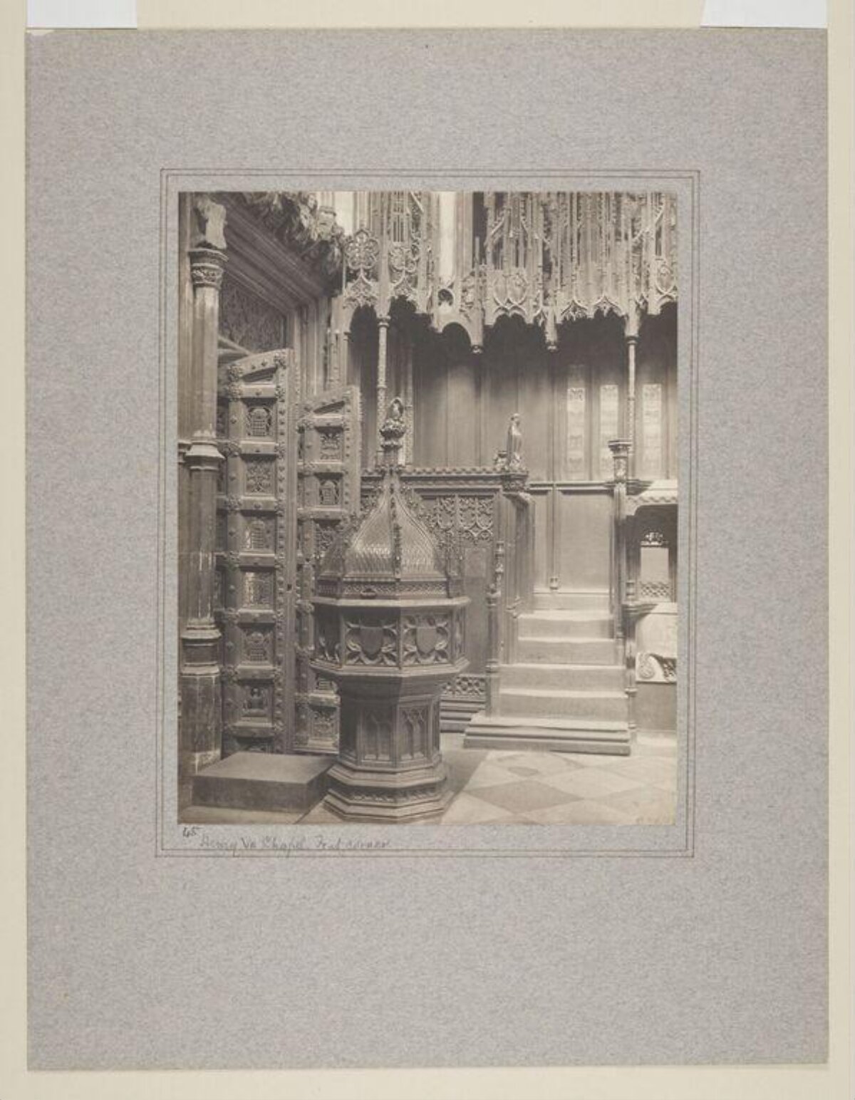 Baptismal Font in Henry VII Chapel