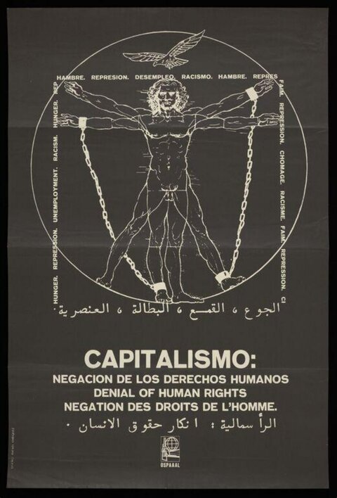 Anti-Capitalism Political Protest Poster