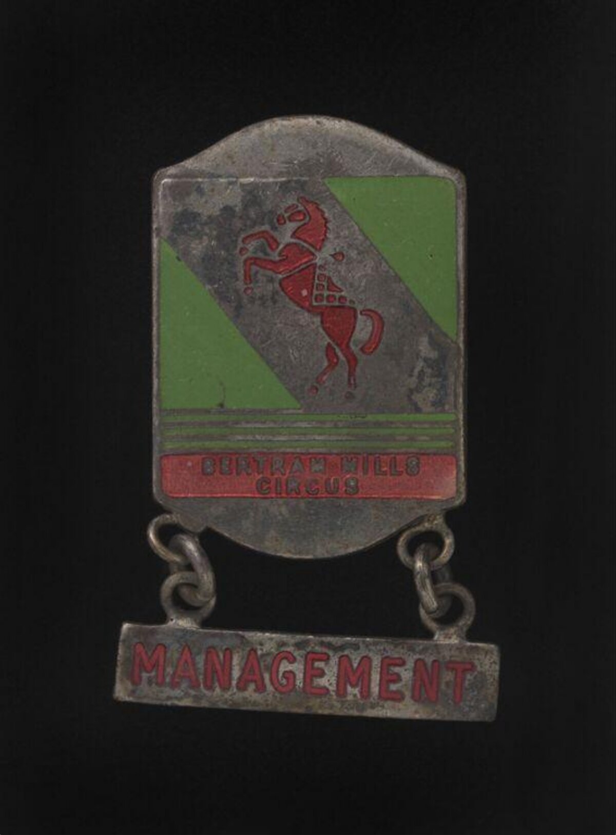 Vintage Bertram Mills Circus Management Badge