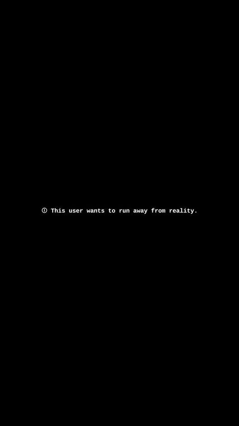 Quote About Running From Reality
