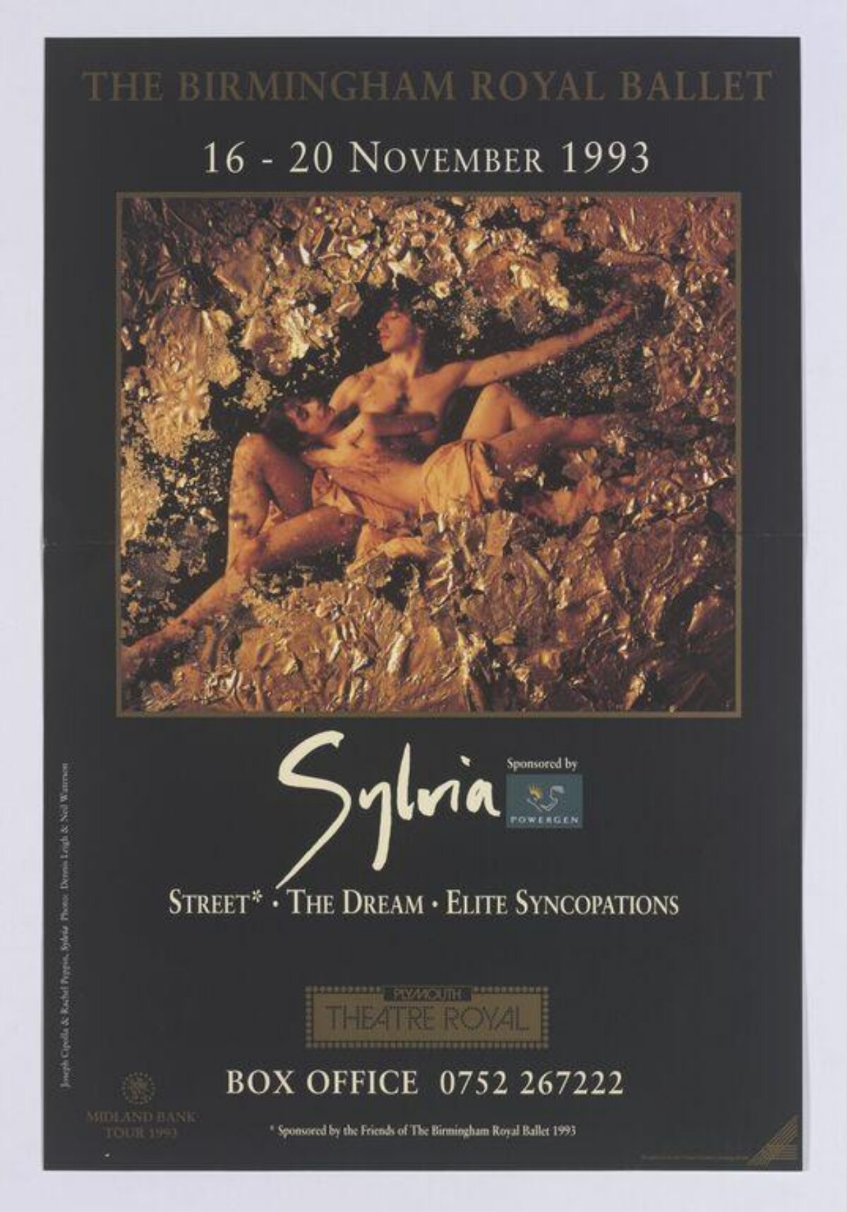1993 Sylvia Ballet Performance Poster