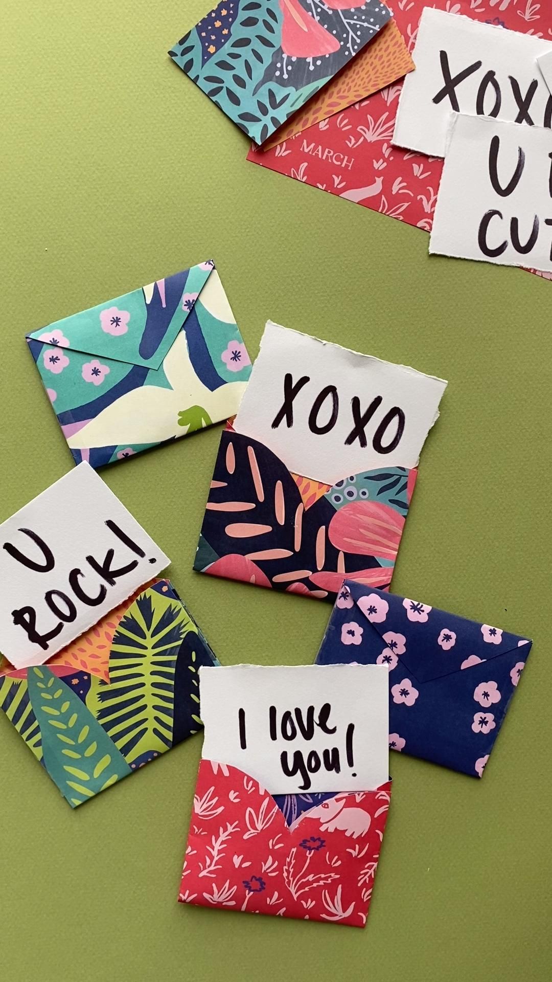 Handwritten Positive Note Envelopes