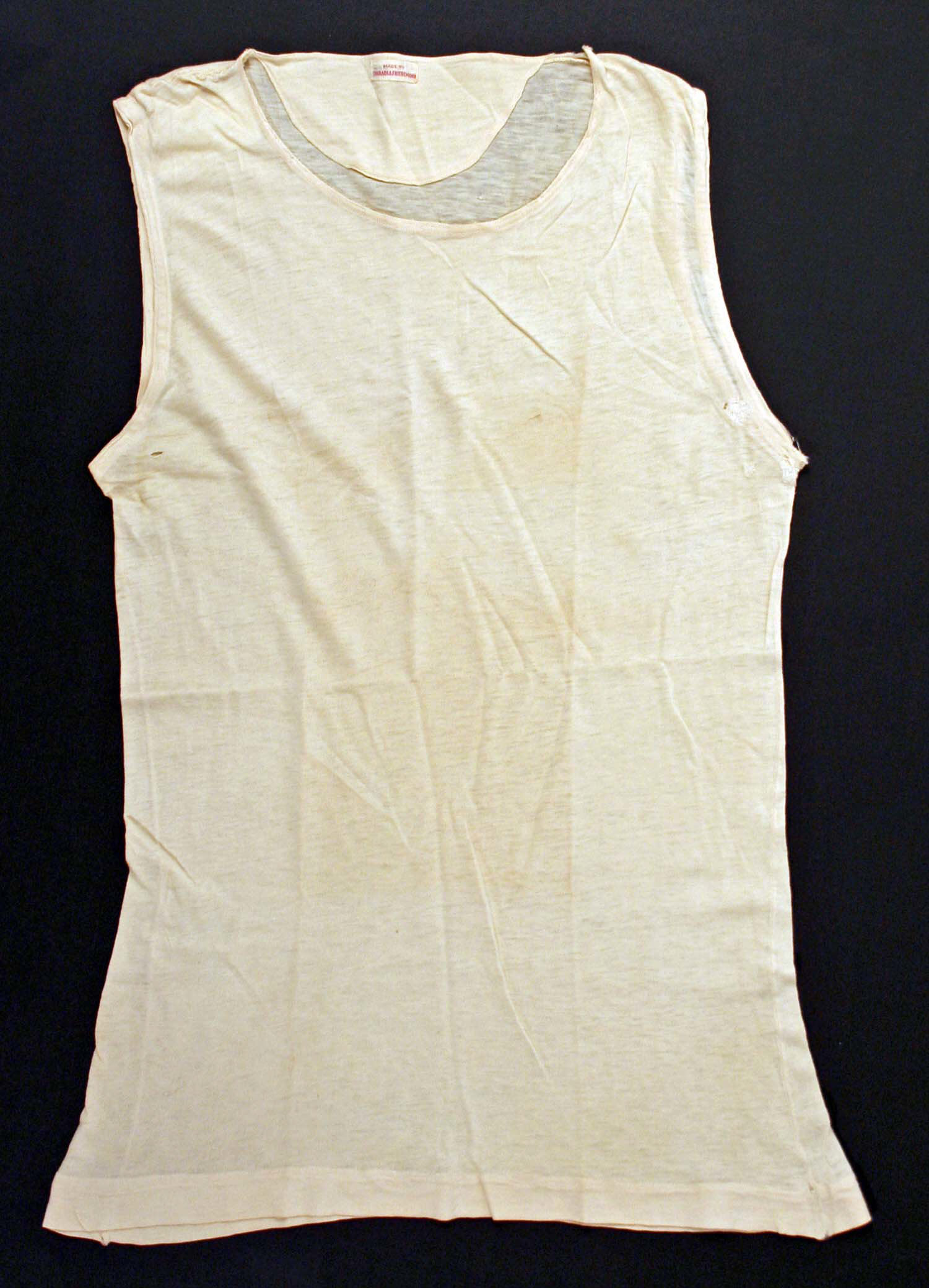 Vintage Off-White Sleeveless Undershirt
