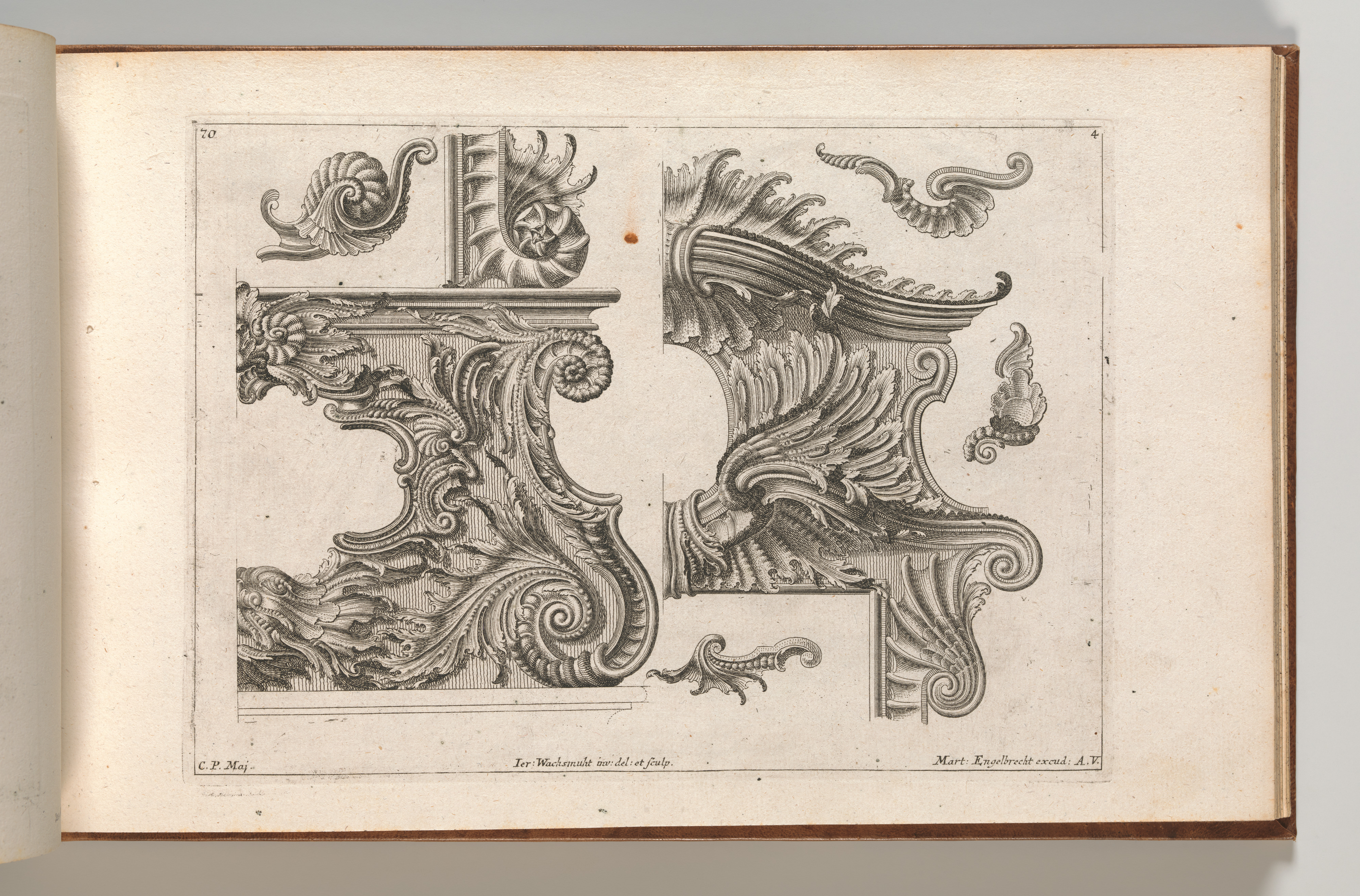 Antique Ornamental Design Engraving