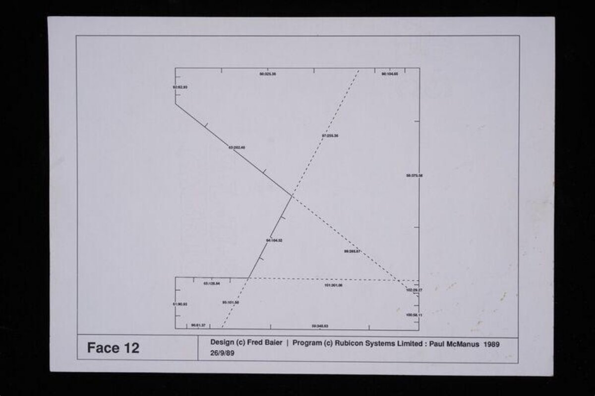 Face 12 1989 Technical Drawing
