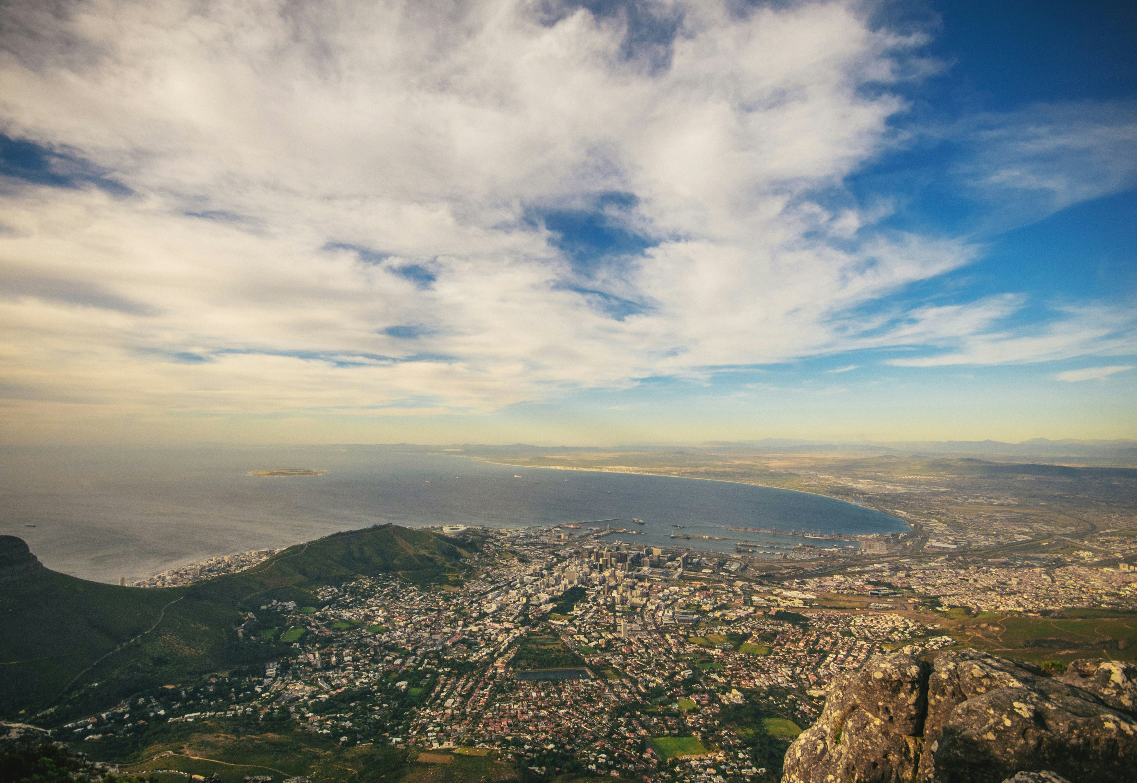 Aerial View of Cape Town — Scenery