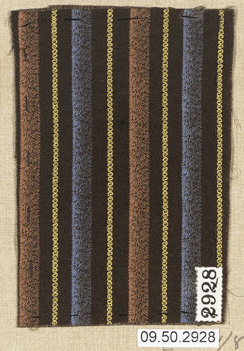 Vintage Striped Textile Sample